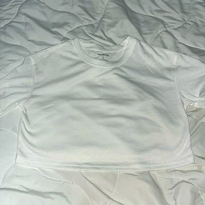 SHEIN Cropped White Tee